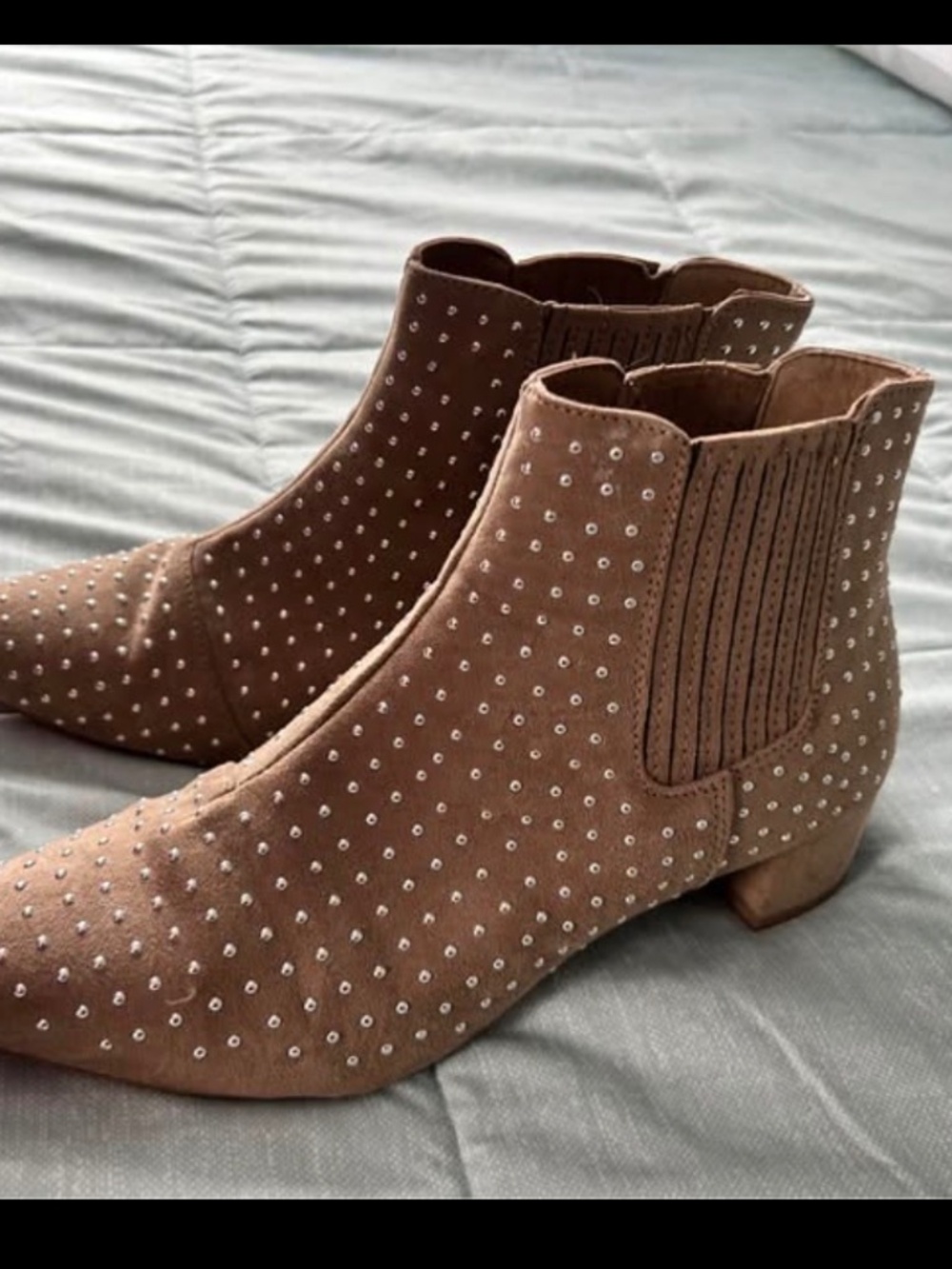 Studded ankle boots